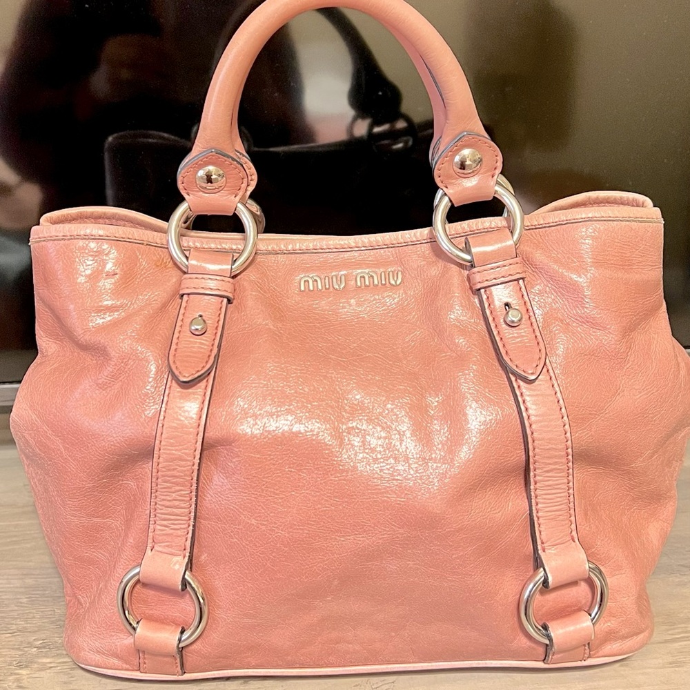SOLD - Authentic Miumiu Leather - sister company of Prada